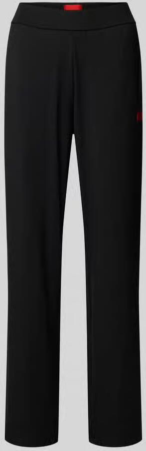 HUGO Comfort fit sweatpants van een mix van katoen en modal model 'SIGNATURE'