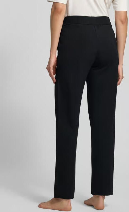 HUGO Comfort fit sweatpants van een mix van katoen en modal model 'SIGNATURE' - Foto 3