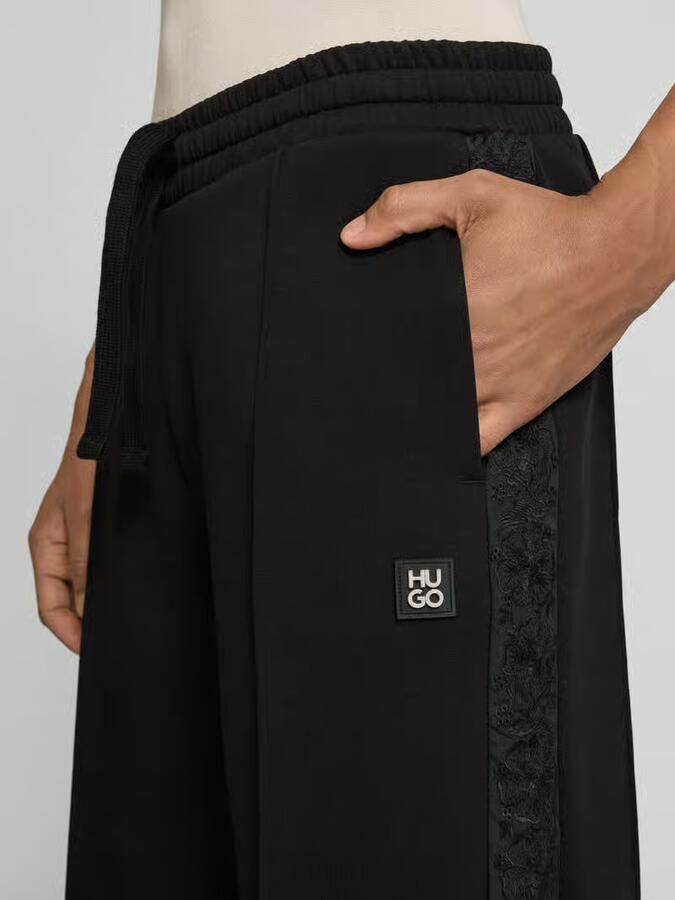 HUGO comfort fit sweatpants van katoenmix model 'DROSPANT'