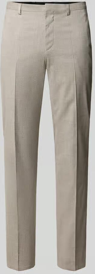 HUGO extra slim fit pantalon van mix van viscose en scheerwol model 'HESTEN253X' - Foto 2