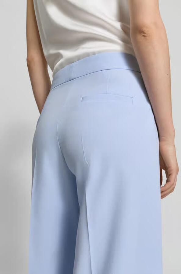 HUGO flare-fit wijdte broek met viscose model 'HUZILI'