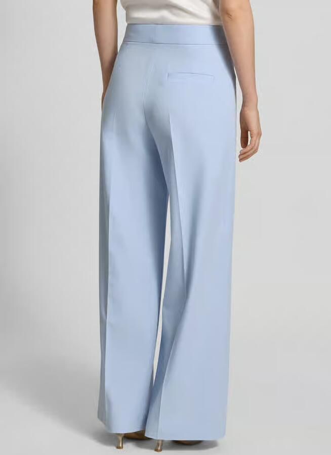 HUGO flare-fit wijdte broek met viscose model 'HUZILI' - Foto 3