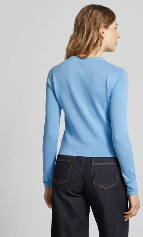 HUGO Gebreide pullover met labelstitching model 'Scallia' - Foto 4