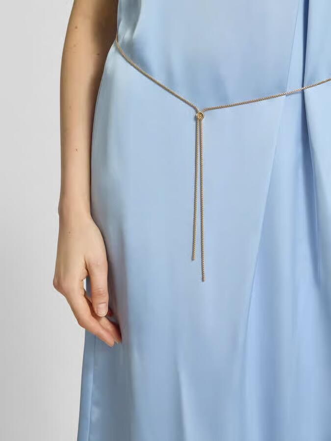 HUGO Getailleerde cocktailjurk met tailleketting model 'KEWINA'