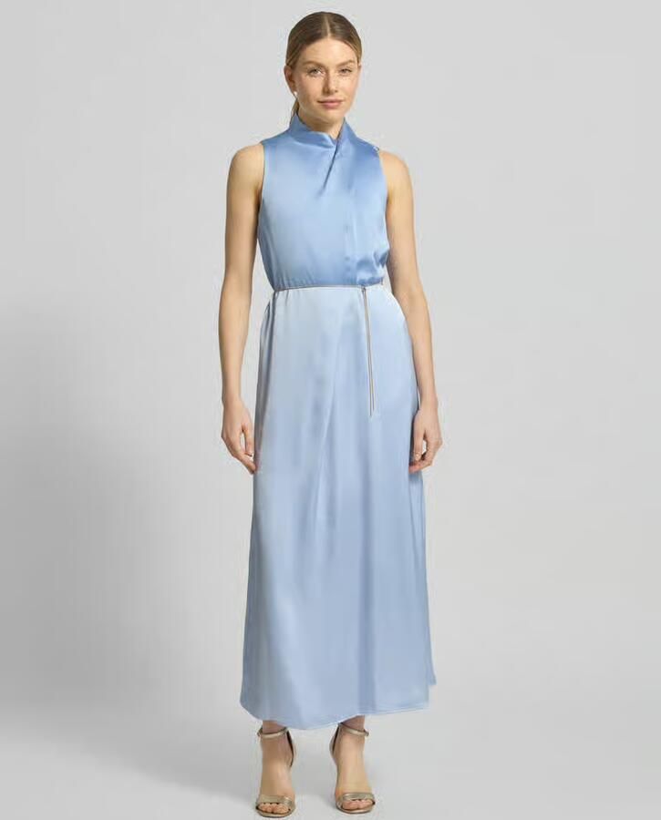 HUGO Getailleerde cocktailjurk met tailleketting model 'KEWINA' - Foto 2