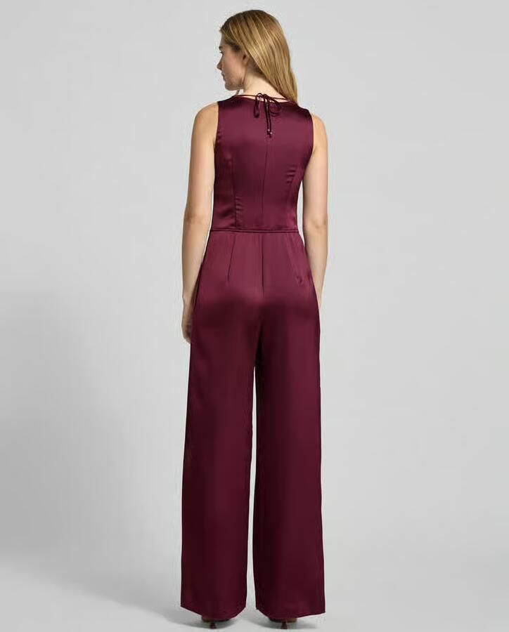 HUGO Getailleerde jumpsuit van satijn model 'KIMARI-1'