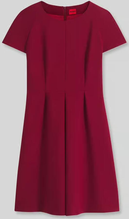HUGO Getailleerde kokerjurk met viscose model 'Kaneni'