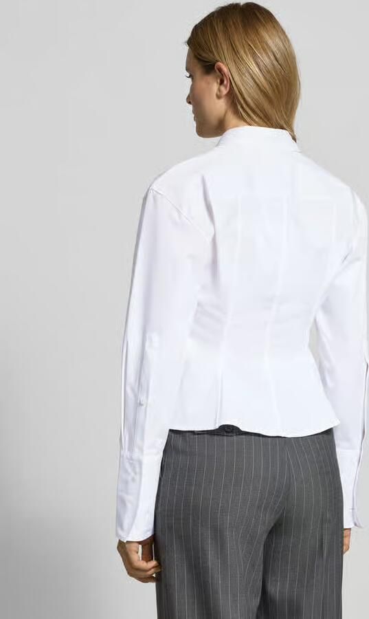 HUGO Getailleerde overhemdblouse van puur katoen model 'EMPEROR' - Foto 1