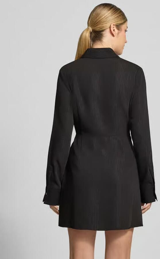 HUGO Getailleerde vrijetijdsjurk met all-over motief model 'Kateri' - Foto 2