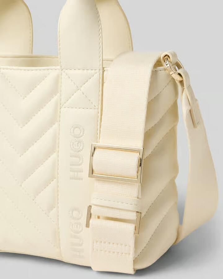 HUGO Handtas met afneembare schouderband model 'BECKY QL_TOTE MINI' - Foto 2