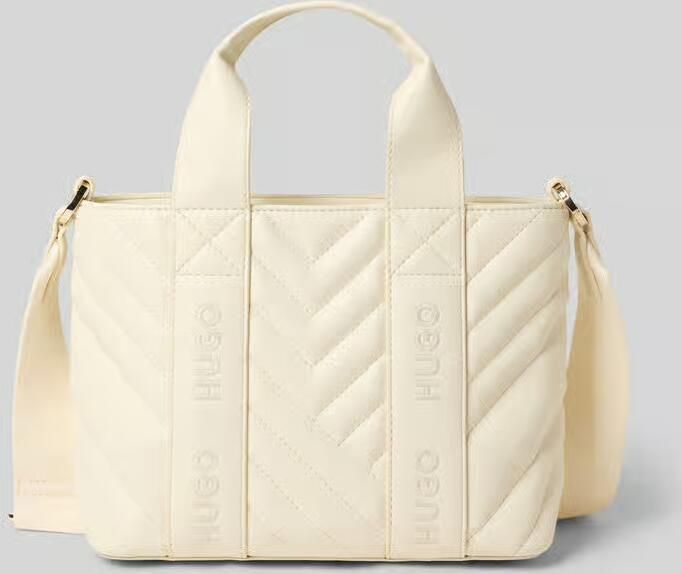 HUGO Handtas met afneembare schouderband model 'BECKY QL_TOTE MINI'