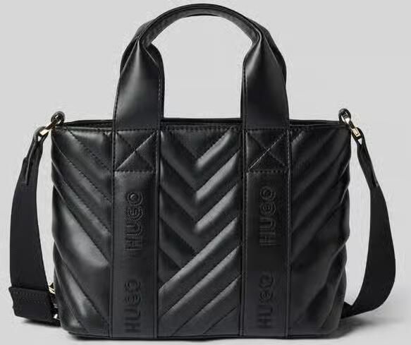 HUGO Handtas met afneembare schouderband model 'BECKY QL_TOTE MINI'