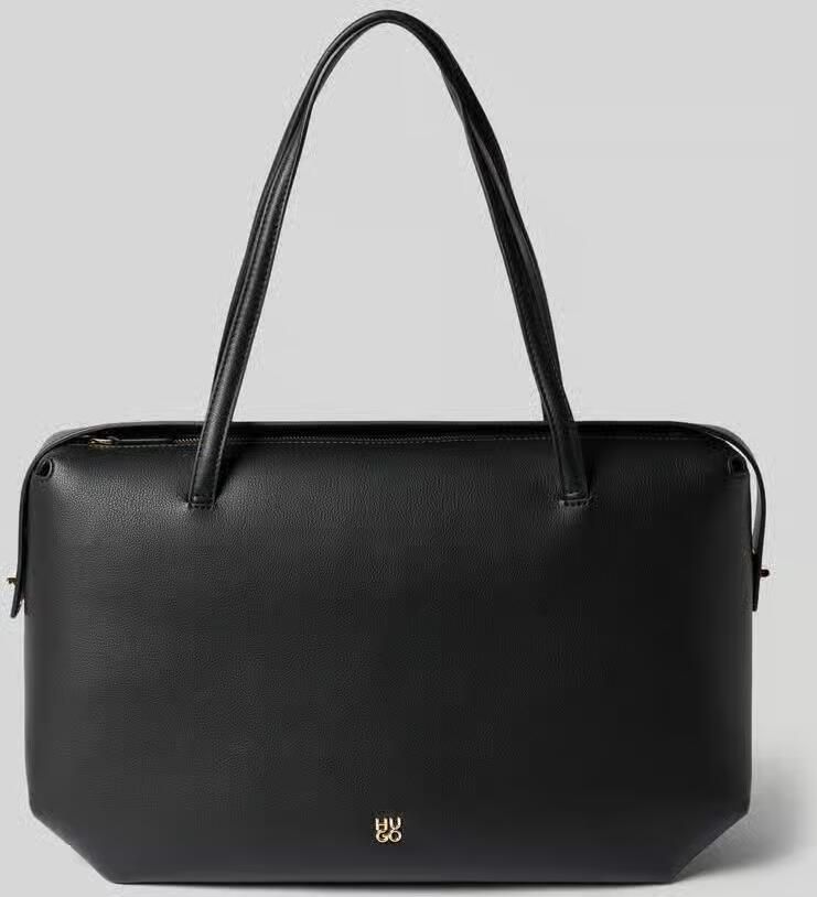 HUGO Handtas met handvat in leerlook model 'Meelo_Tote' - Foto 2