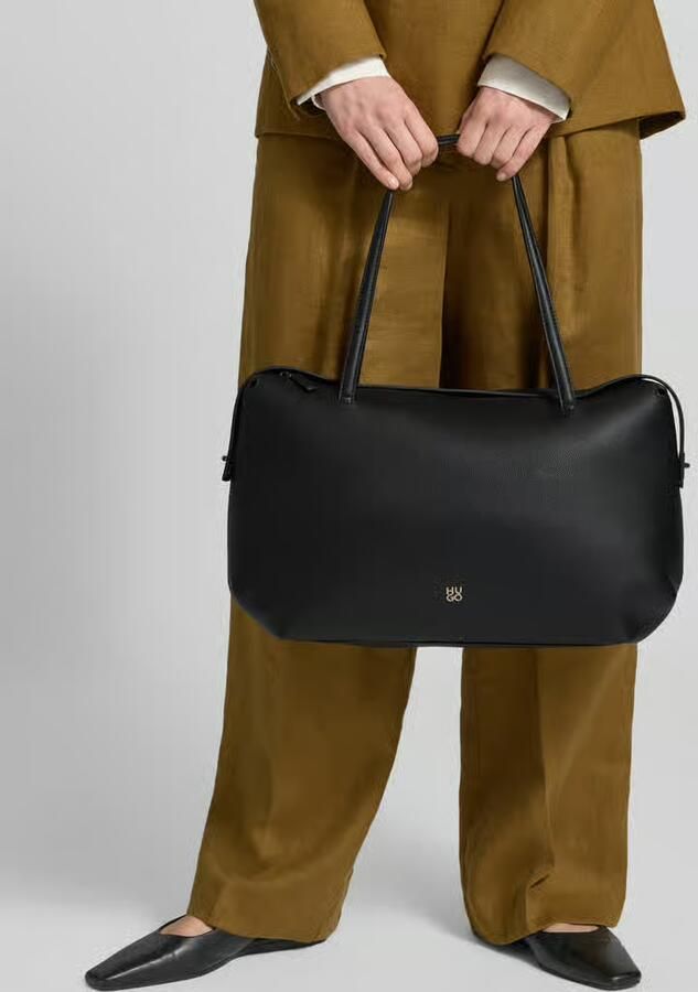 HUGO Handtas met handvat in leerlook model 'Meelo_Tote' - Foto 2