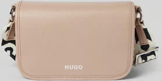 HUGO Handtas met labelprint model 'Bel'