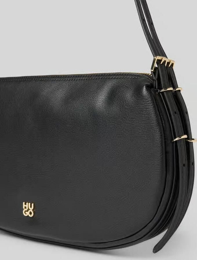 HUGO Handtas met Leerlook met Logodetail Model 'Neeko P'