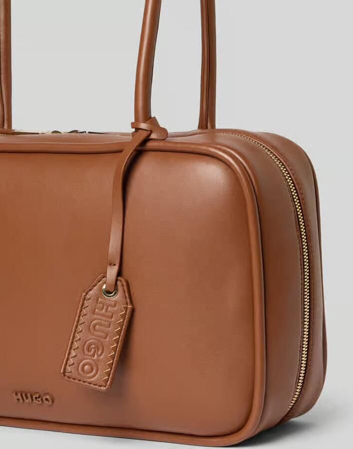 HUGO Handtas met leerlook model 'JODI_DUFFLE'