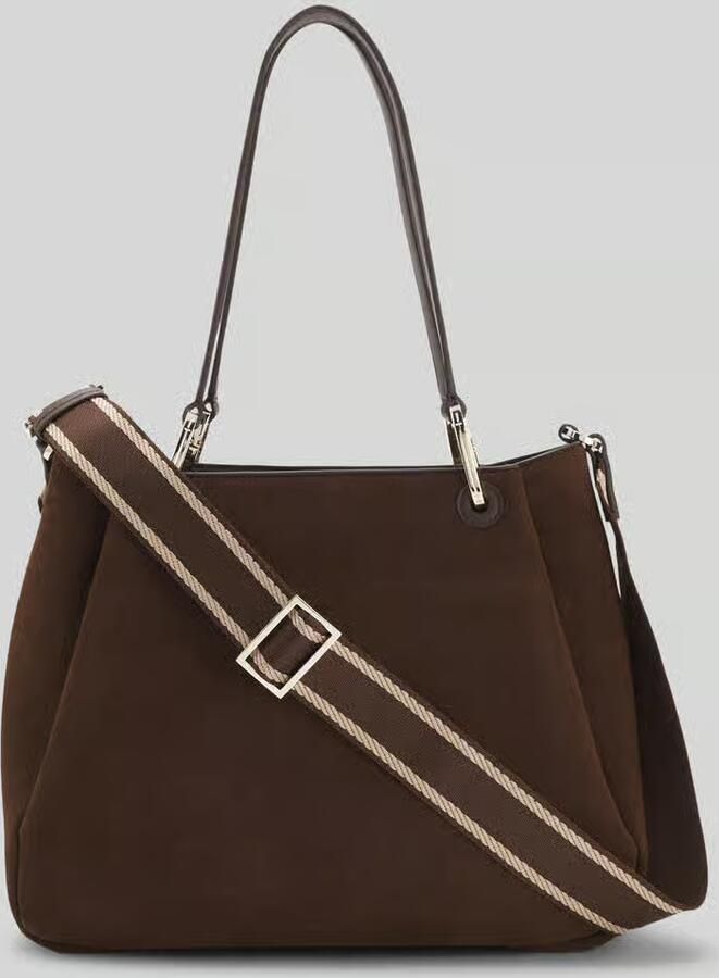 HUGO Handtas met velourslook met leer-aandeel - Foto 2