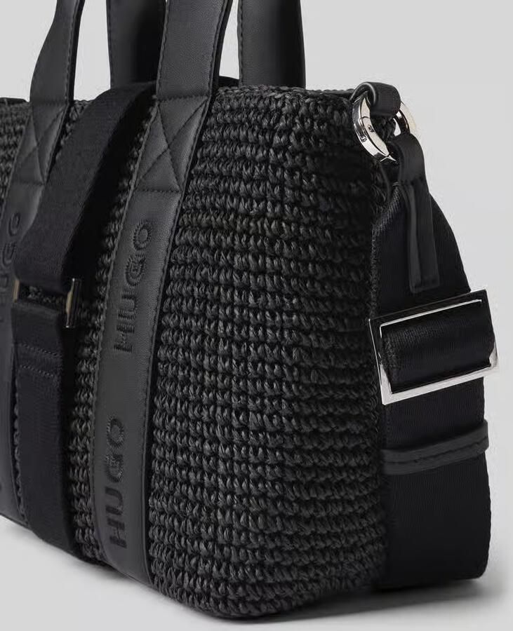 HUGO Handtas van papier model 'BECKY ST_MINI TOTE'