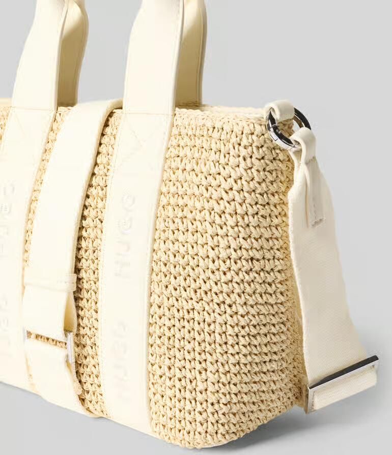 HUGO Handtas van papier model 'BECKY ST_MINI TOTE'