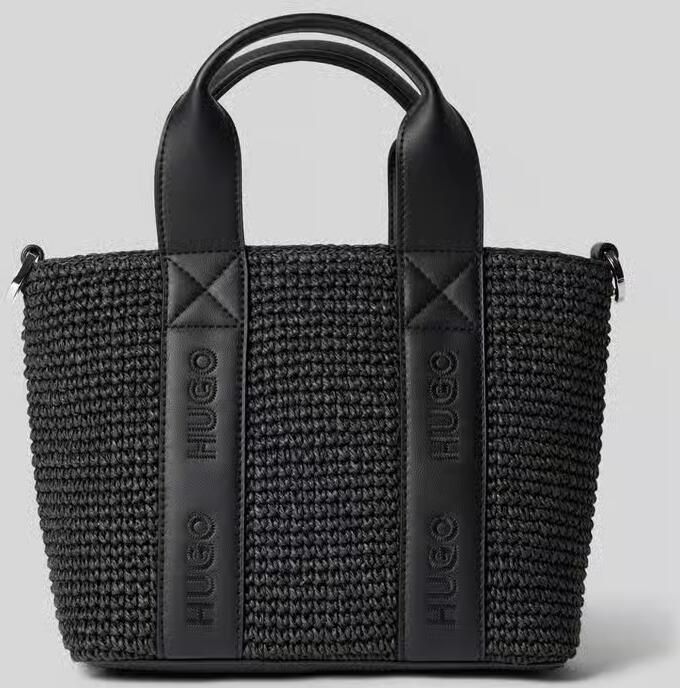 HUGO Handtas van papier model 'BECKY ST_MINI TOTE' - Foto 3
