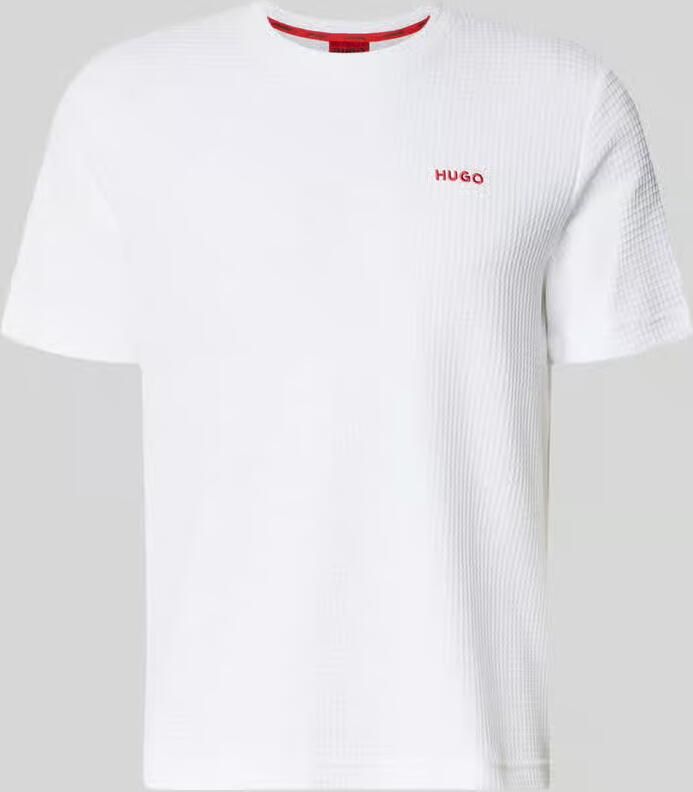 HUGO heren T-shirt van katoenmix model 'AUSTIN' - Foto 2