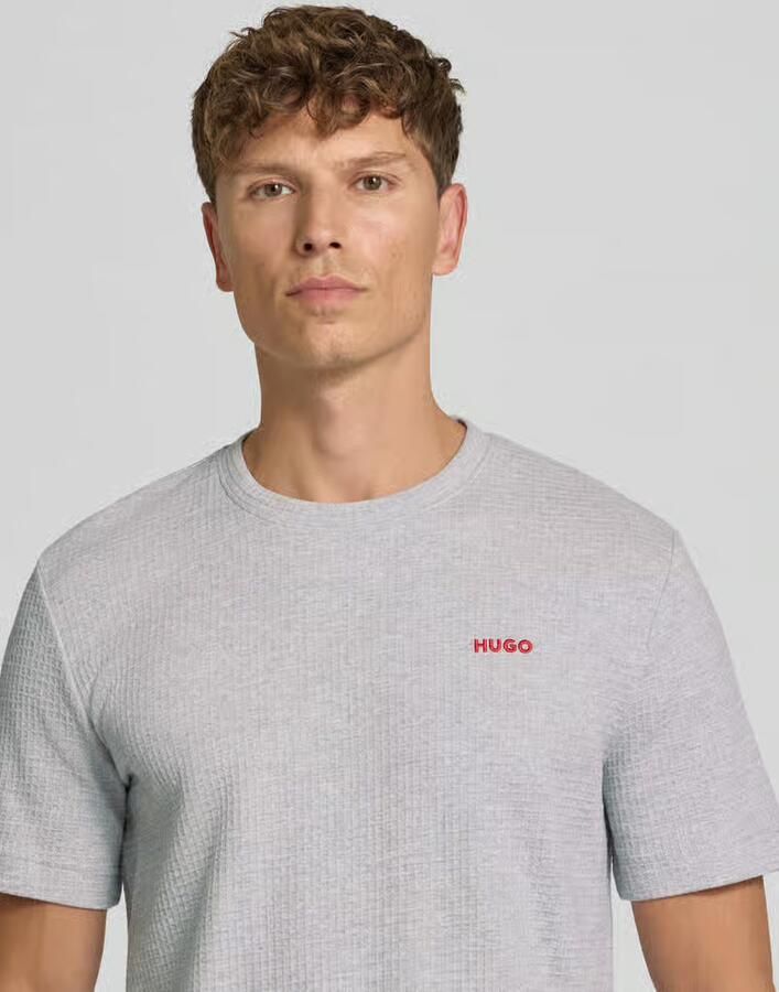 HUGO heren T-shirt van katoenmix model 'AUSTIN'