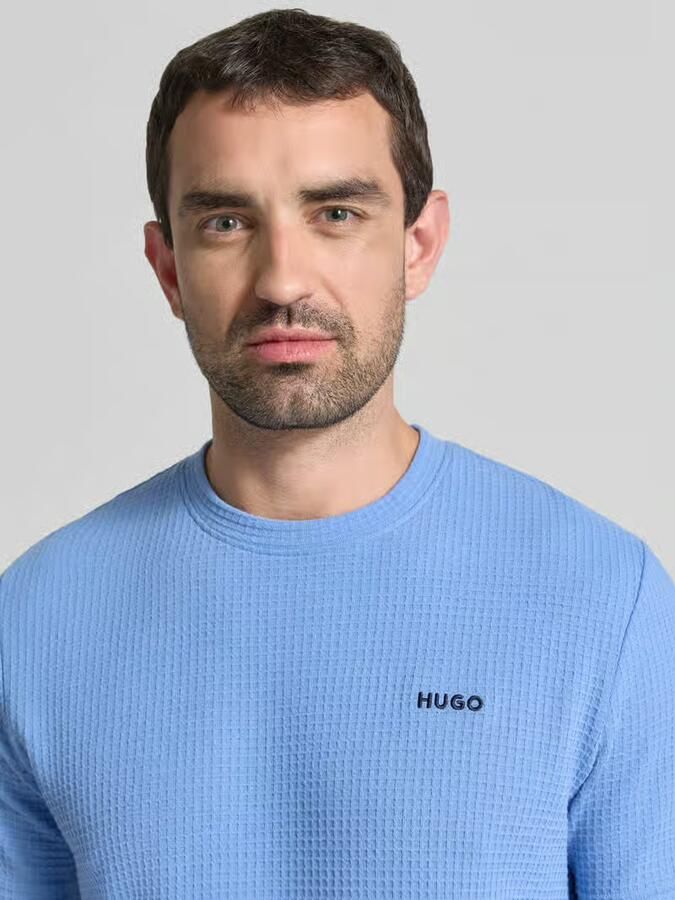 HUGO heren T-shirt van katoenmix model 'AUSTIN'
