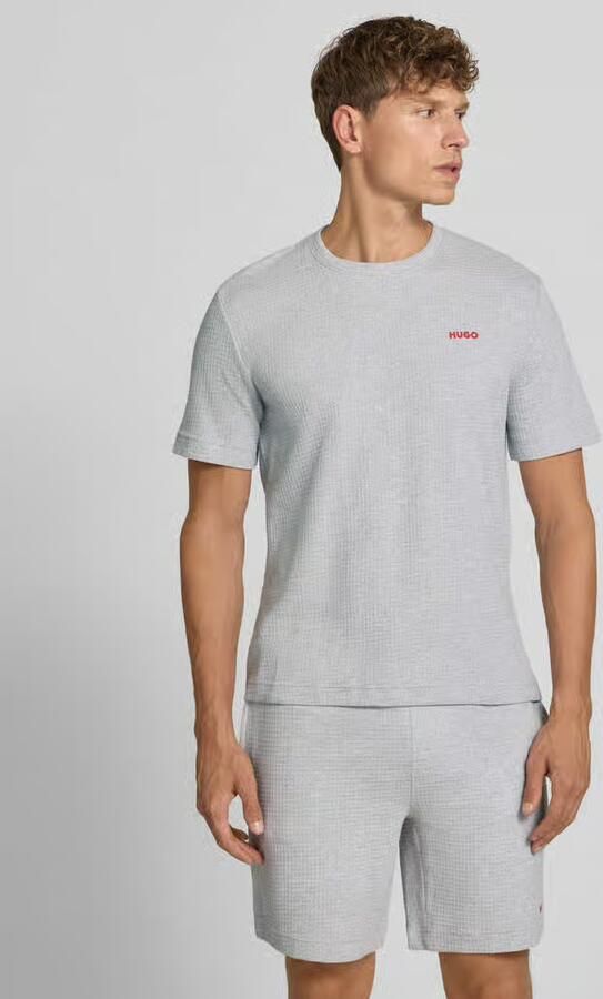 HUGO heren T-shirt van katoenmix model 'AUSTIN' - Foto 4