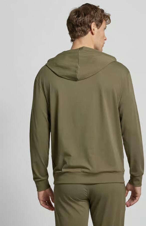 HUGO Hoodie met labelprint model 'Laze'