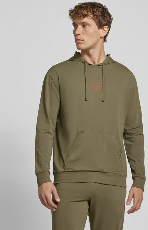 HUGO Hoodie met labelprint model 'Laze' - Foto 2