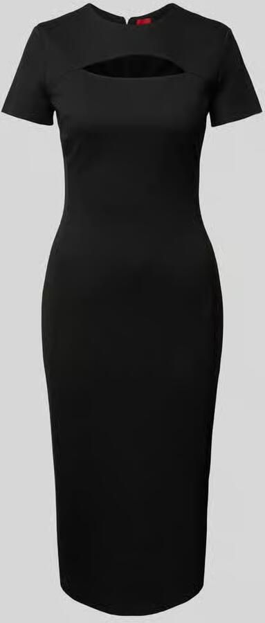 HUGO Kokerjurk met cut-out model 'Kalmine' - Foto 2