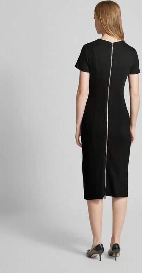 HUGO Kokerjurk met cut-out model 'Kalmine' - Foto 2