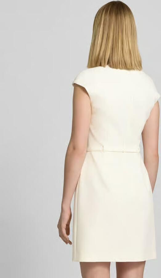 HUGO Kokerjurk met riem model 'Kalunia'