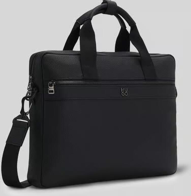 HUGO Laptoptas in leerlook model 'QUANTIC DOCUMENT' - Foto 2