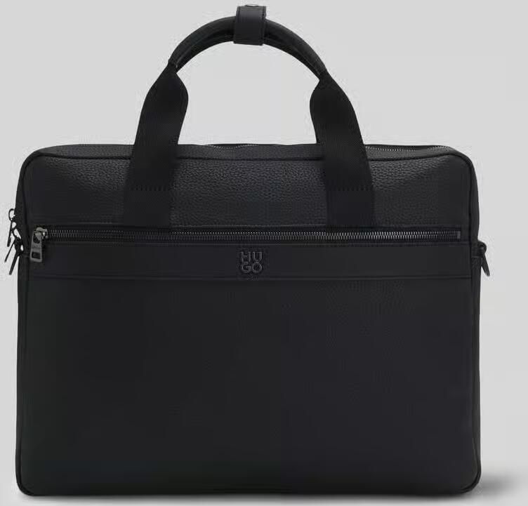 HUGO Laptoptas in leerlook model 'QUANTIC DOCUMENT'