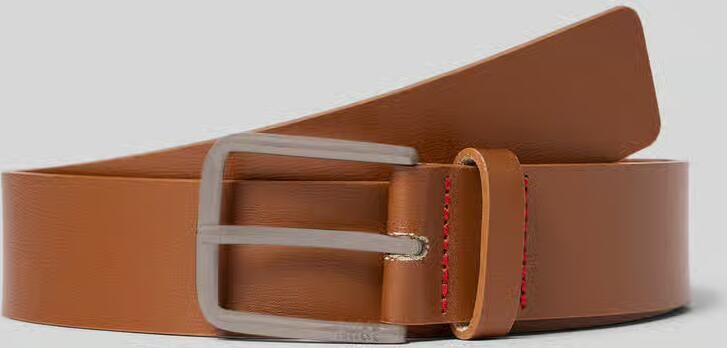 HUGO Leren riem met doornsluiting - Foto 2