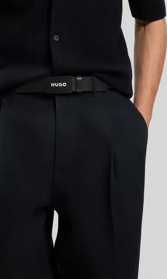 HUGO Leren riem met koppelsluiting model 'GILAO-Z' - Foto 2