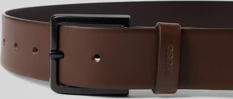 HUGO Leren riem model 'Gionio' - Foto 2