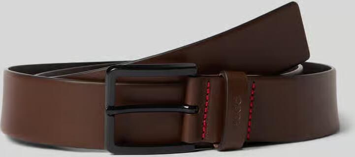 HUGO Leren riem model 'Gionio'