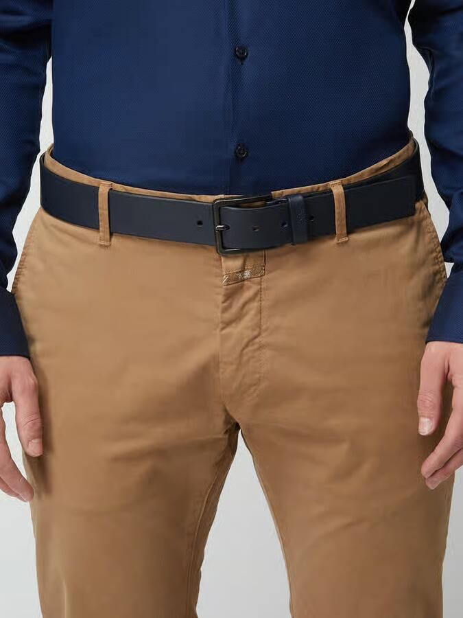 HUGO Leren riem model 'Gionio'