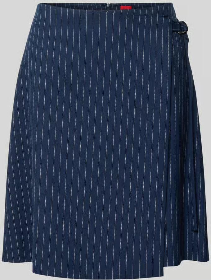 HUGO Licht uitlopende minirok in wikkellook model 'RABISU' - Foto 2