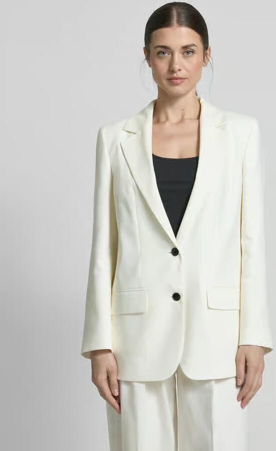 HUGO Linnen blazer met reverskraag model 'Anetali' - Foto 2
