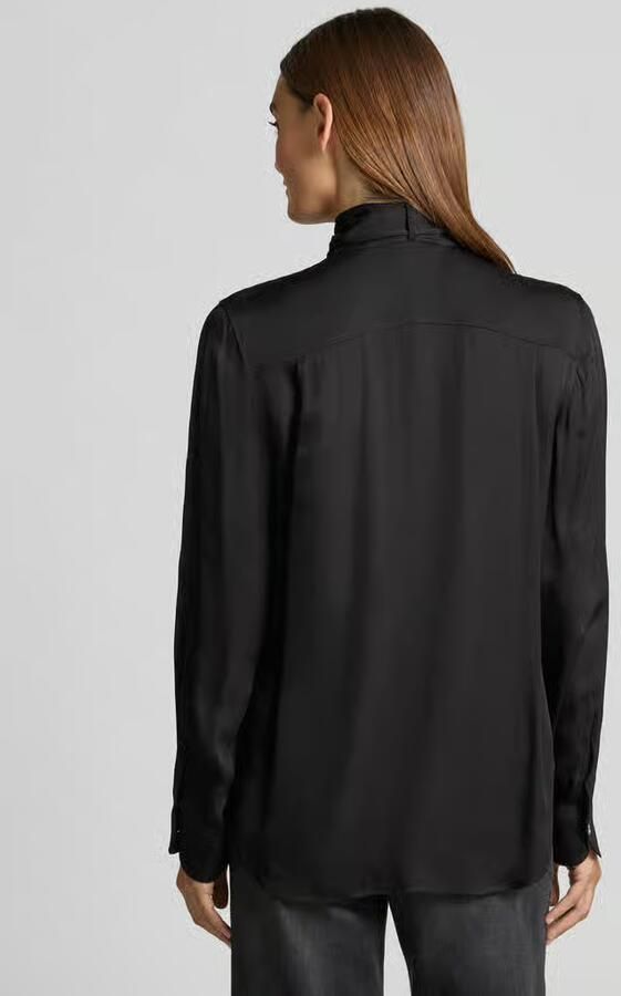 HUGO Loose fit blouse met lange mouwen van pure viscose model 'EKARMA'