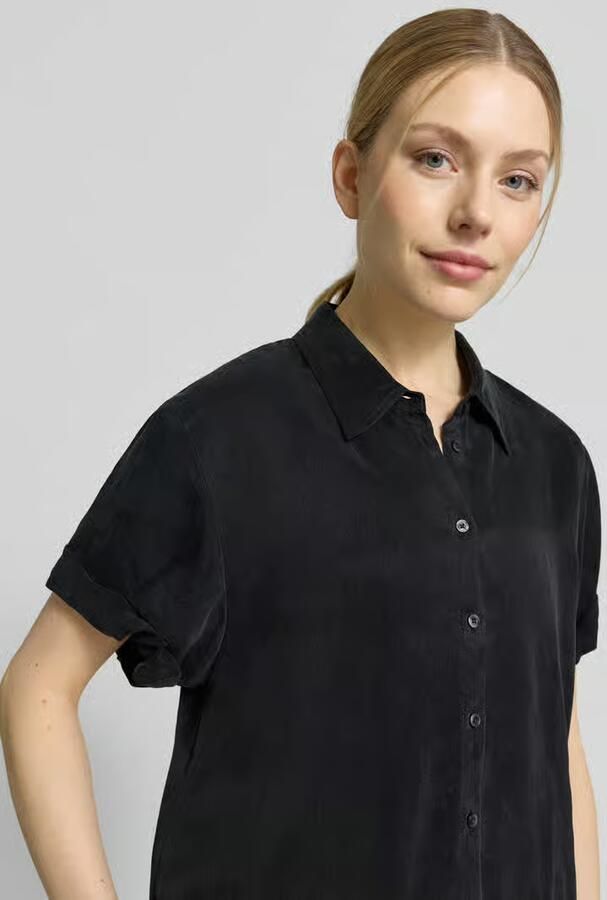 HUGO loose fit blouse met overhemdkraag model 'ENCHANTED'