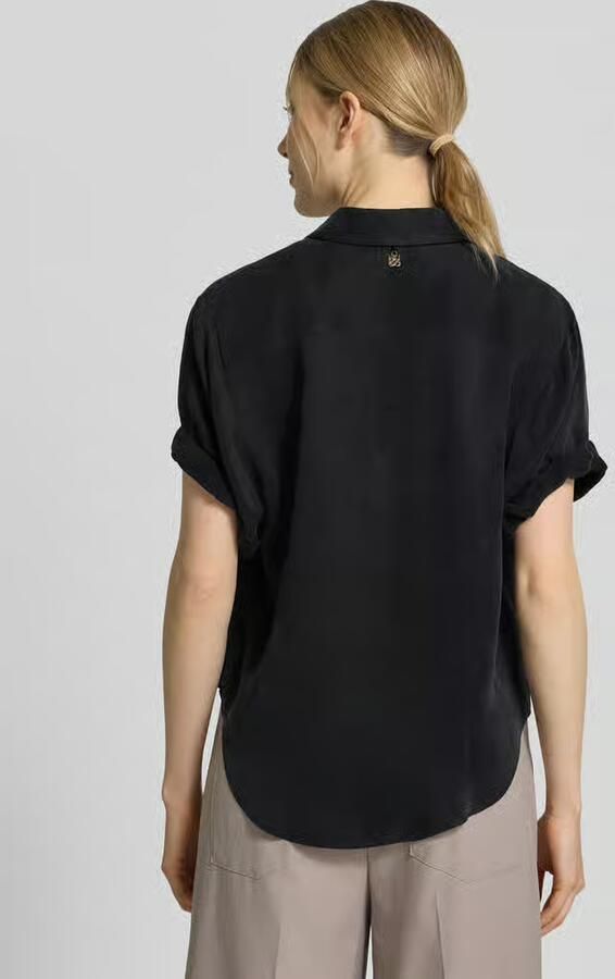 HUGO loose fit blouse met overhemdkraag model 'ENCHANTED' - Foto 2