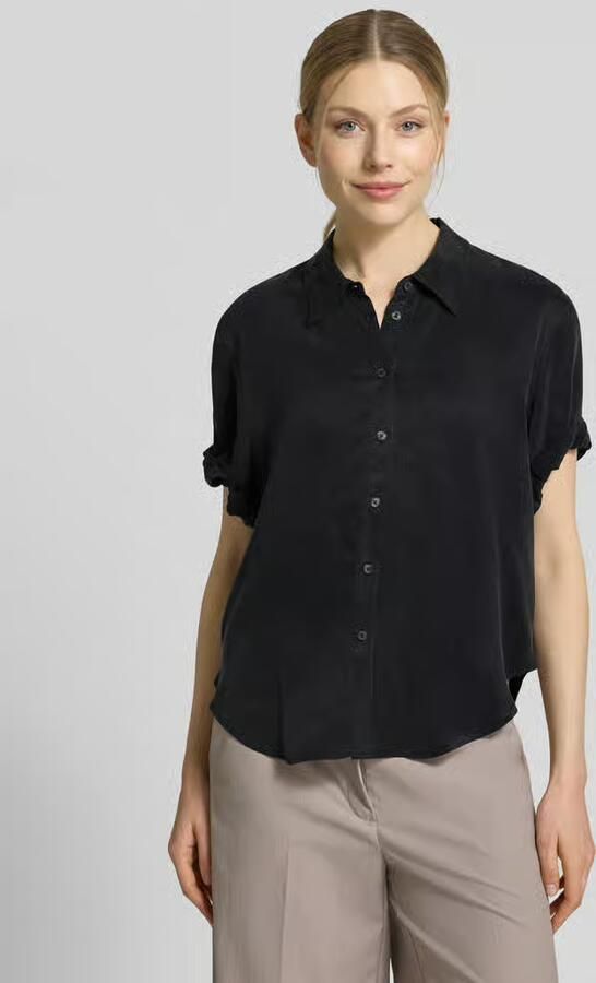 HUGO loose fit blouse met overhemdkraag model 'ENCHANTED' - Foto 3