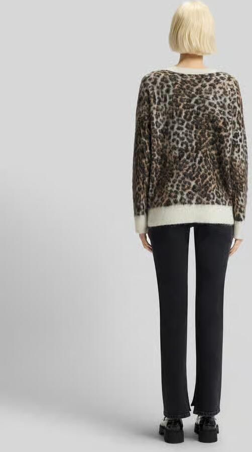 HUGO Loose fit gebreide pullover met alpaca model 'SERATU'