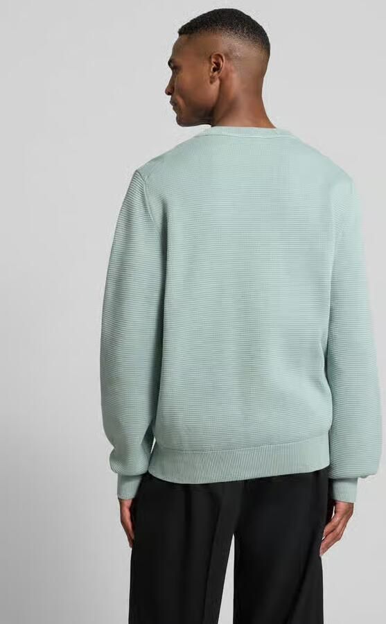 HUGO Loose fit gebreide pullover van puur katoen model 'SAN CELLY'