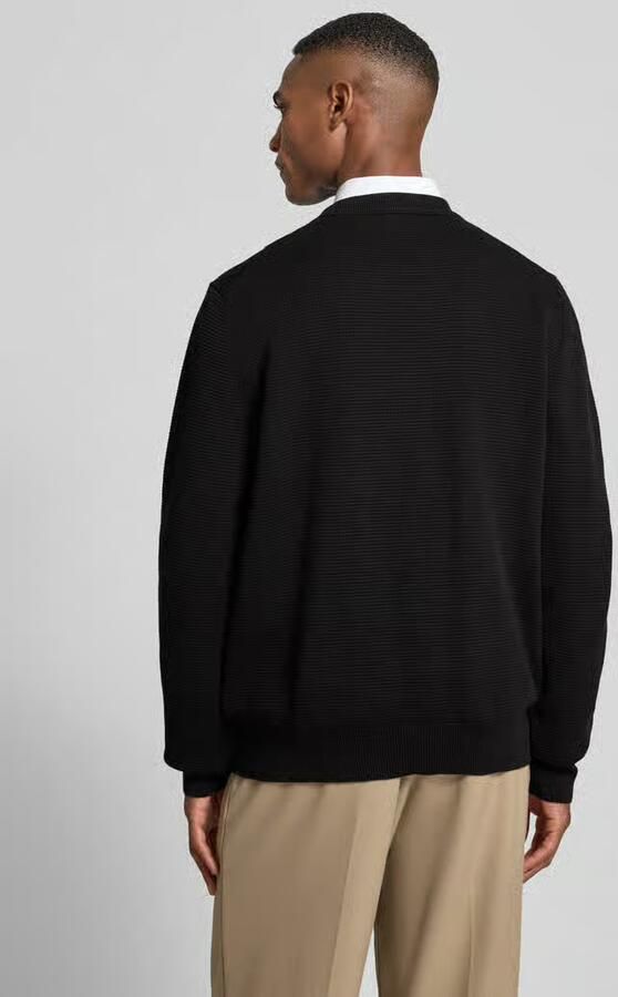HUGO Loose fit gebreide pullover van puur katoen model 'SAN CELLY'
